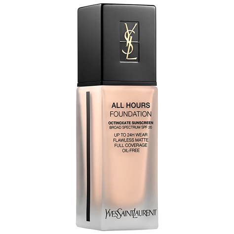 ysl foundation all hours matte yellow|YSL longwear foundation.